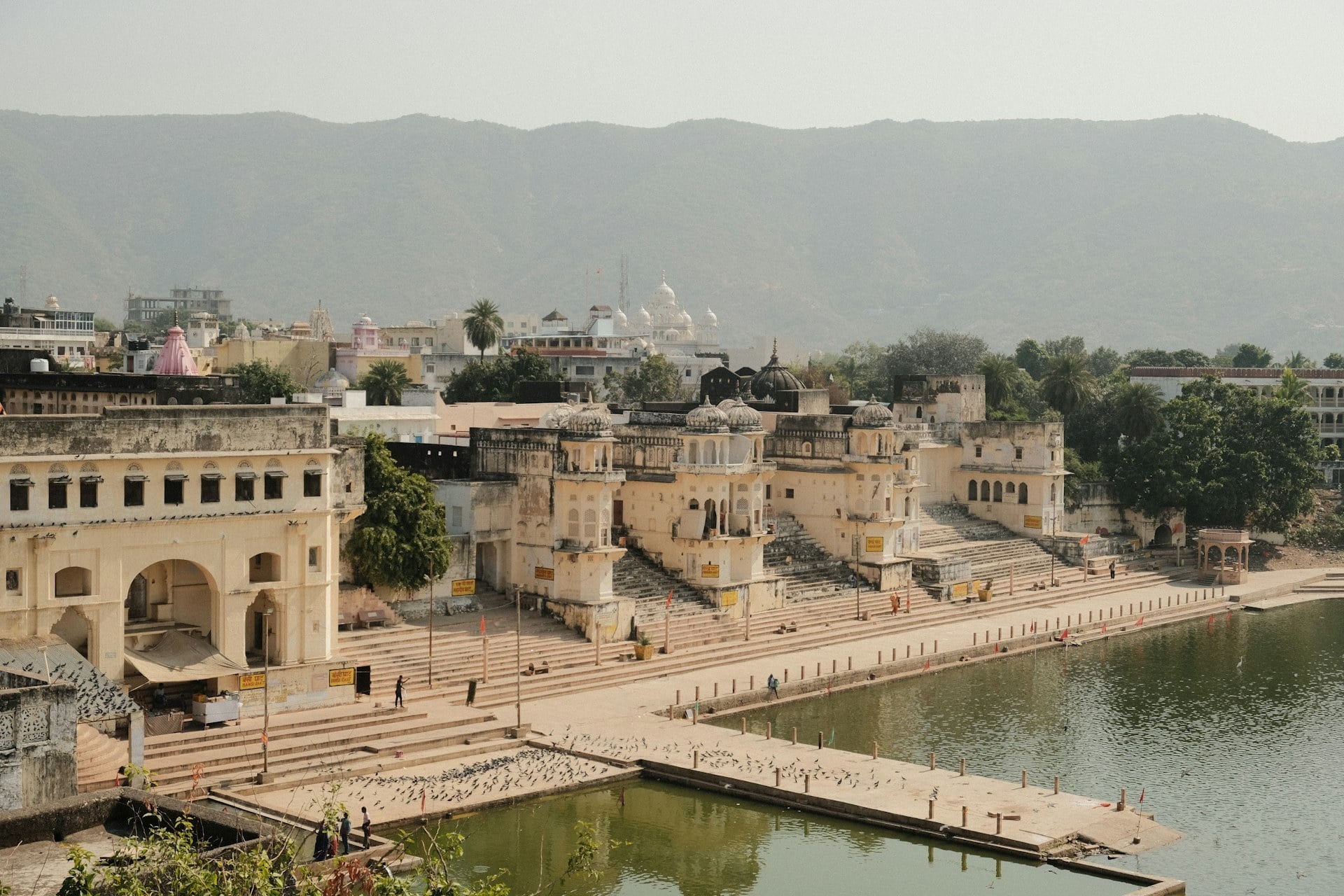 Pushkar — lake and ghats in Rajasthan