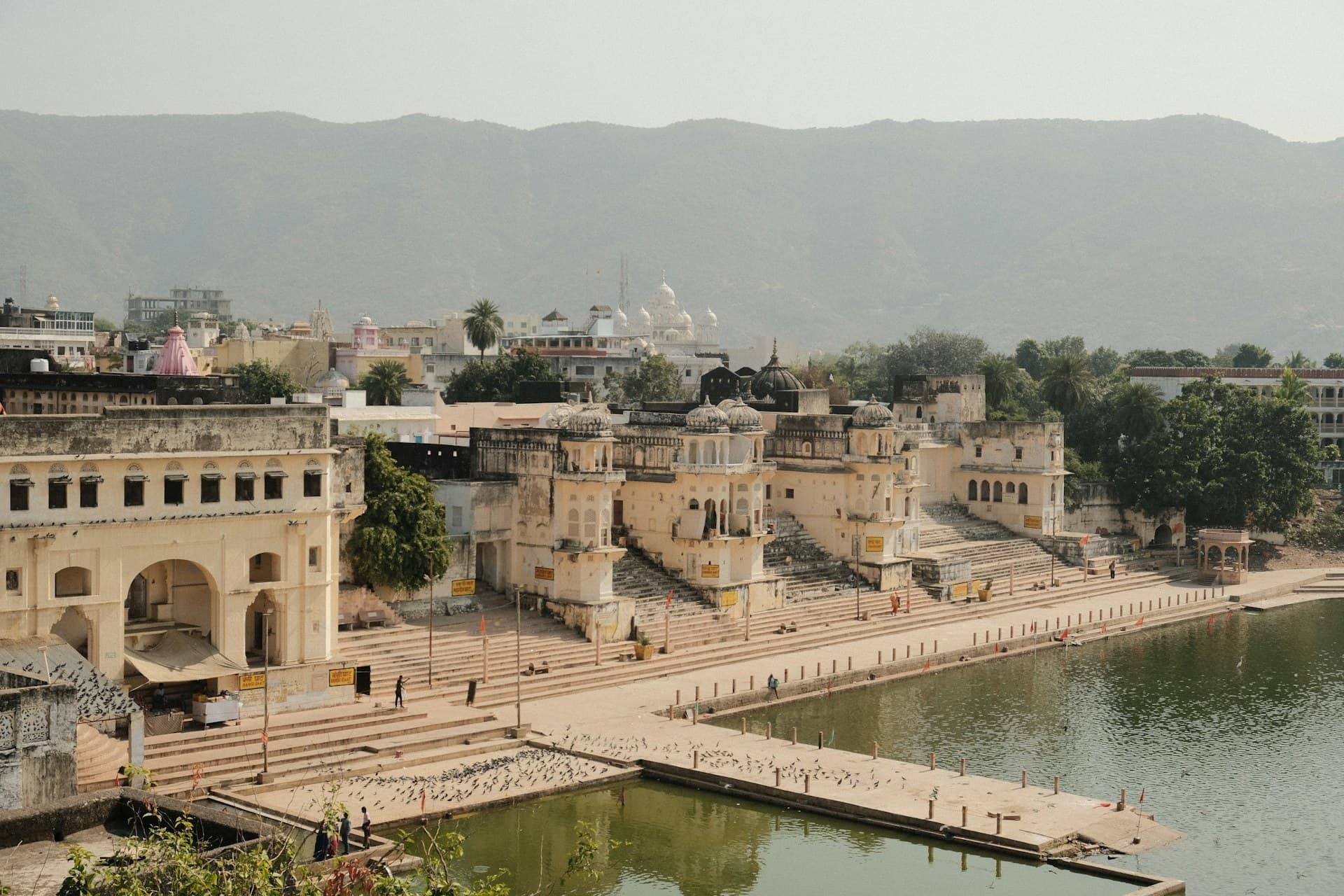 Pushkar — lake and ghats in Rajasthan